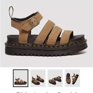 Doc marten platform sandals